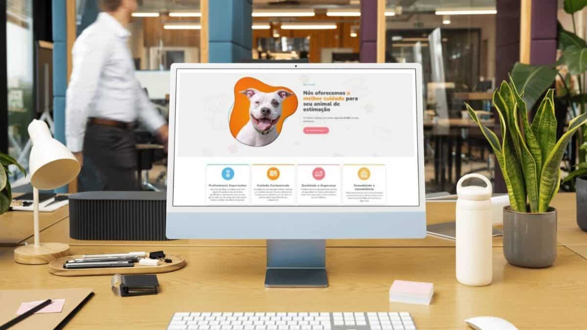 landing page petshop