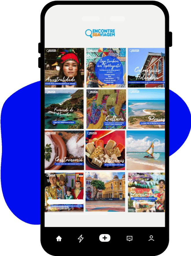 Gestão de redes sociais Instagram Vitória franquia de viagens
